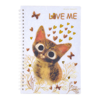 Тетрадь общая А5, 60 листов в клетку, на пружине, BrunoViscon...