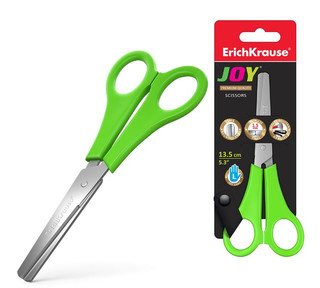 Ножницы для левшей ErichKrause Joy, 13.5 см, в ассортименте