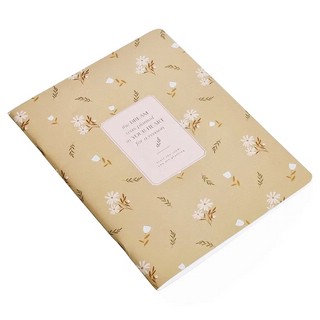 Тетрадь А4, 40 листов в клетку, на скрепке, BeSmart 'April' коричневый 2