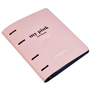 Тетрадь А5, 120 листов в клетку, на кольцах, 'Color' розовый 1