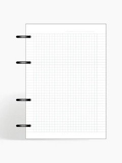 Тетрадь А5, 120 листов в клетку, на кольцах, 'Lines' 3