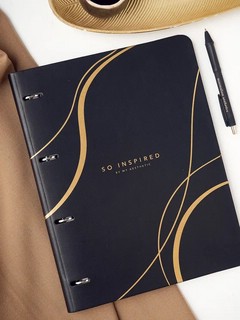 Тетрадь А4, 120 листов в клетку, на кольцах, BeSmart 'Lines'