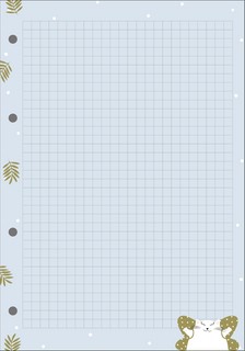 Сменный блок Mur-Mur для тетради на кольцах, А5, 50 л, клетка