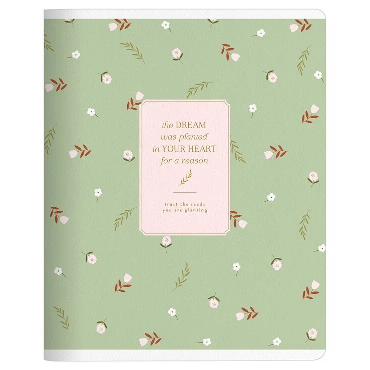 Тетрадь А5, 48 листов, клетка, скрепка, 'April' зеленый, beSmart