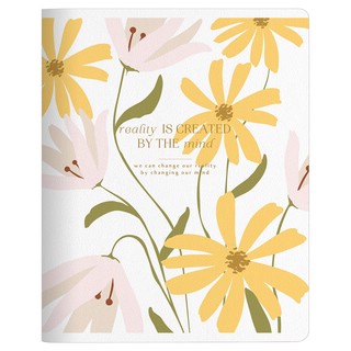 Тетрадь А5, 48 листов, клетка, скрепка, 'April' цветы, beSmart