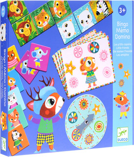 Djeco Обучающая игра Бинго Мемо Домино 3 в 1 1