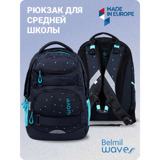 Рюкзак молодежный BELMIL WAVE MOOVE Dots Aurora 2