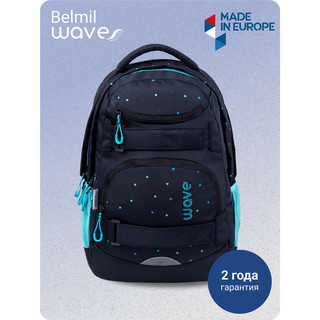 Рюкзак молодежный BELMIL WAVE MOOVE Dots Aurora 3