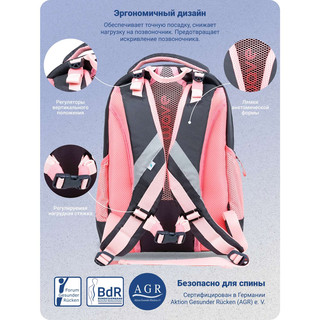 Рюкзак молодежный BELMIL WAVE BOOST Combo Pinky 5