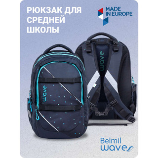 Рюкзак молодежный BELMIL WAVE PRIME Dots Aurora 3