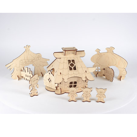 Игровой набор 'Три поросенка' Вуди