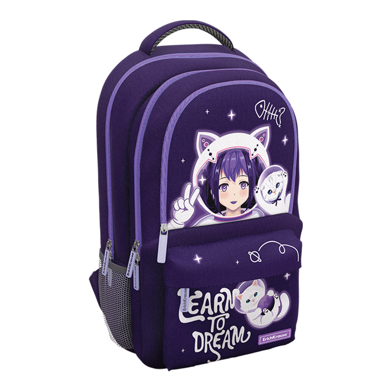 Рюкзак ErichKrause ActiveLine Ergoback, три отделения, 22л, Космо Аниме