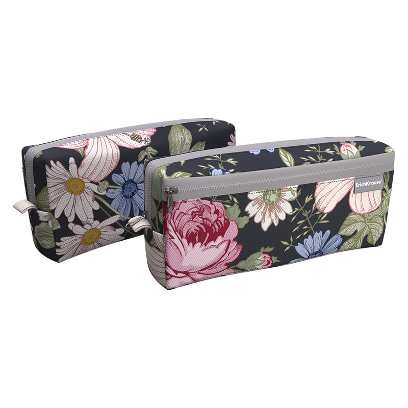Пенал квадро с двумя отделениями ErichKrause, Blossom Mood