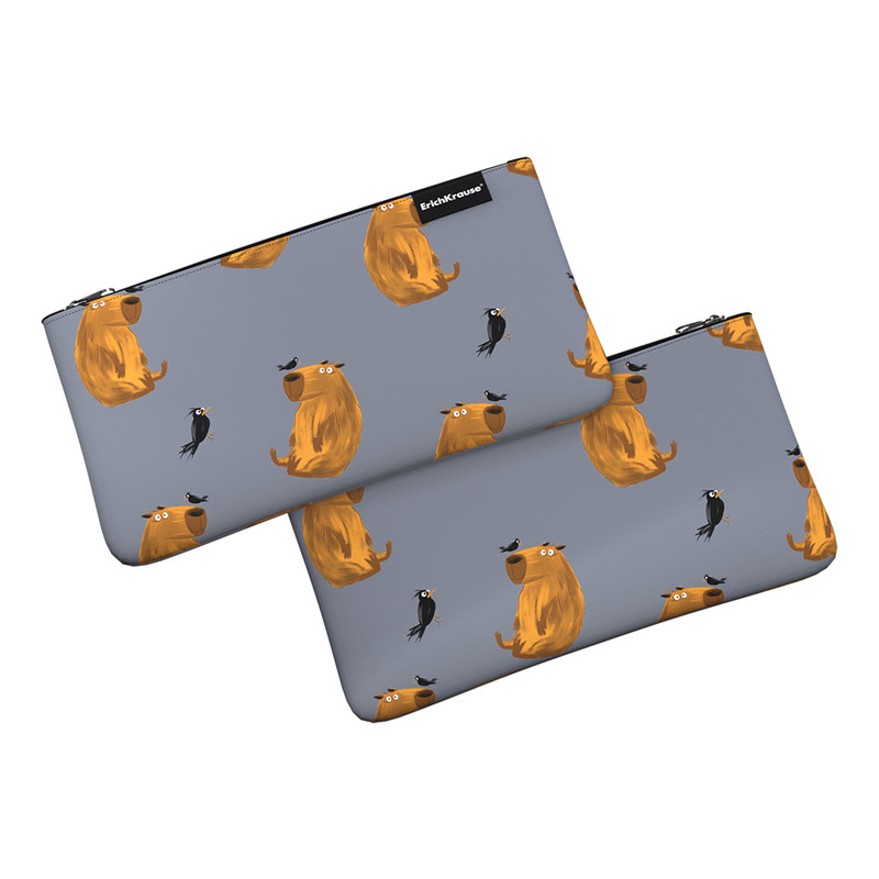 Пенал конверт ErichKrause Light, Капибара