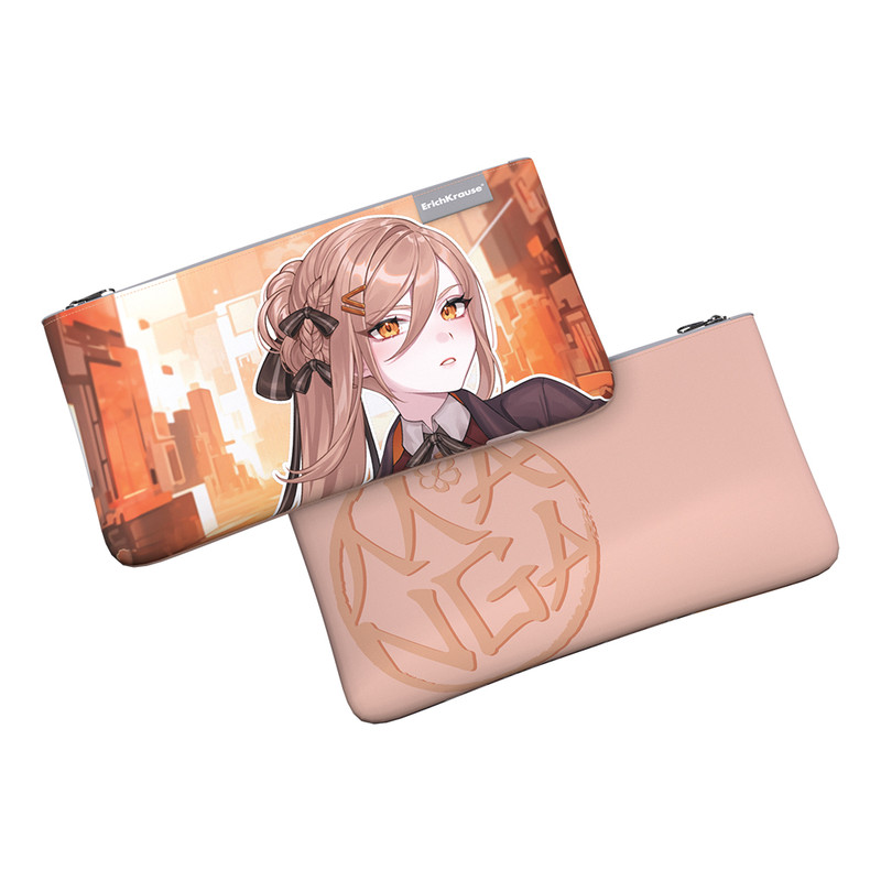 Пенал конверт ErichKrause Light, Manga, оранж