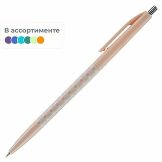 Ручка шариковая автоматическая M&G Pastel синяя, 0.35 мм, в а...