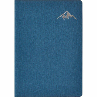 Бизнес-тетрадь Attache Эверест А5 48 листов в клетку на сшивке, синяя