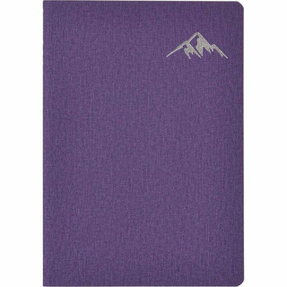 Бизнес-тетрадь Attache Эверест А5 48 листов в клетку на сшивке, фиолетовая
