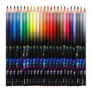 Карандаши цветные 24 цвета, дерево, трехгранный, Maped 831705 2