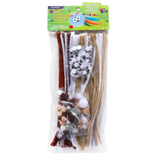 Декоративный набор для творчества (пушистая проволока, глазки...