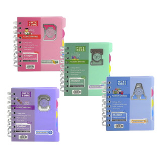 Записная книжка А6, Alingar 'Пастельные тона. АВСD' ассорти. ...