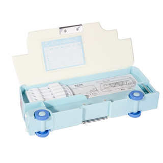 Пенал Alingar 'Динозавр' 2 отделения, автобус, пластик 2