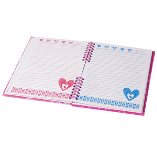 Подарочный блокнот в футляре 'Бабочка и бант' клапан с кодовым замочком 3