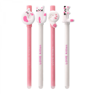 Ручка гелевая пиши-стирай, Alingar.LOVE kitten, синяя, ассорти. Цена за 1 шт. 2