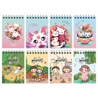 Блокнот А7, 40 листов, клетка, на гребне, BG 'Anime style', а...