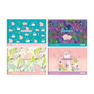 Альбом для рисования 20 листов, А4, на гребне, BG 'Fancy', ас...