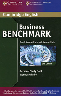 Business Benchmark: Pre-intermediate to Intermediate: Personal Study Book