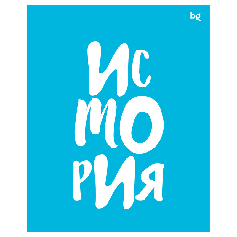 Тетрадь предметная 48л. BG 'Домино' - История, пластиковая обложка