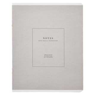 Тетрадь 12 листов, клетка, beSmart 'Notes', серый