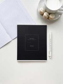 Тетрадь 12 листов, клетка, beSmart 'Notes', черный 2