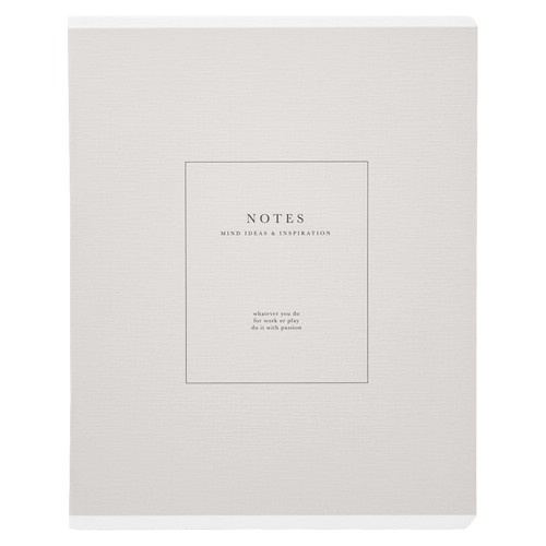 Тетрадь 12 листов, клетка, beSmart 'Notes', светло-серый