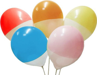 Воздушный шар Двухцветная Пастель, 30 см, 1 шт