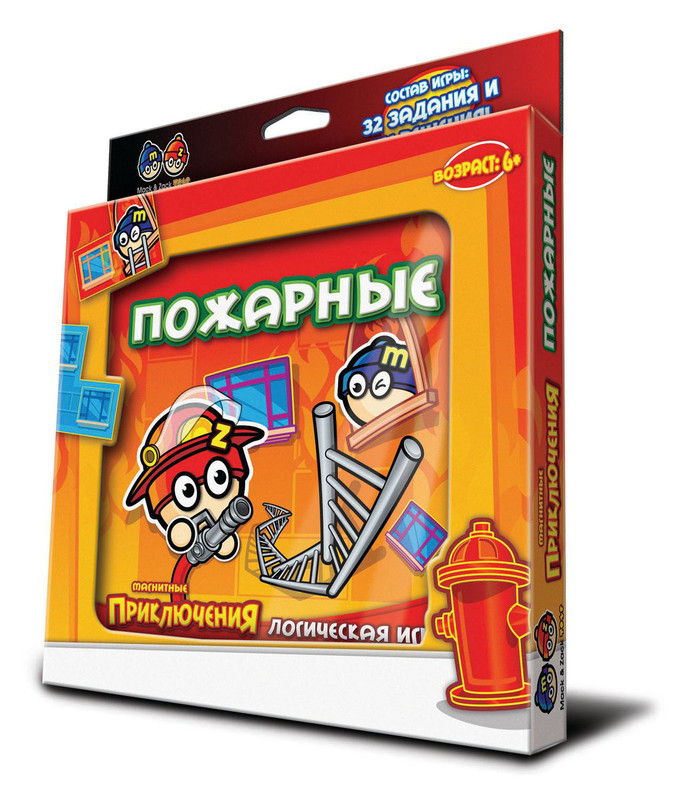 Mack & Zack Магнитная игра Пожарные