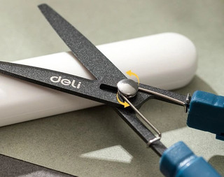 Ножницы Deli Linfini бытовые, 125 мм, сталь, пластиковые ручки 2