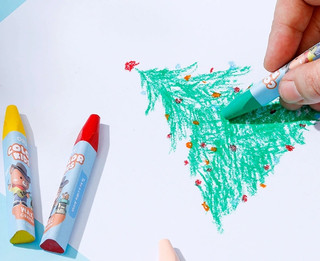 Восковые мелки Deli, 12 цветов, трехгранные, 75 мм 5