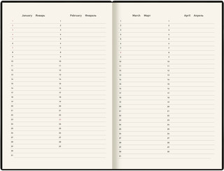 Ежедневник недатированный Deli VG CN146, поле 6