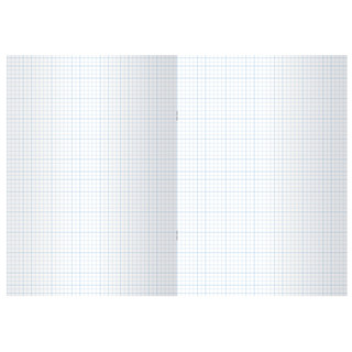 Тетрадь А5, 48 листов, клетка, бумвинил, BG, синий 4