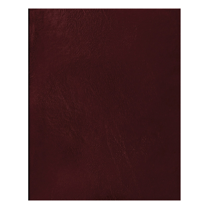 Тетрадь А5, 48 листов, клетка, бумвинил, BG, бордовый