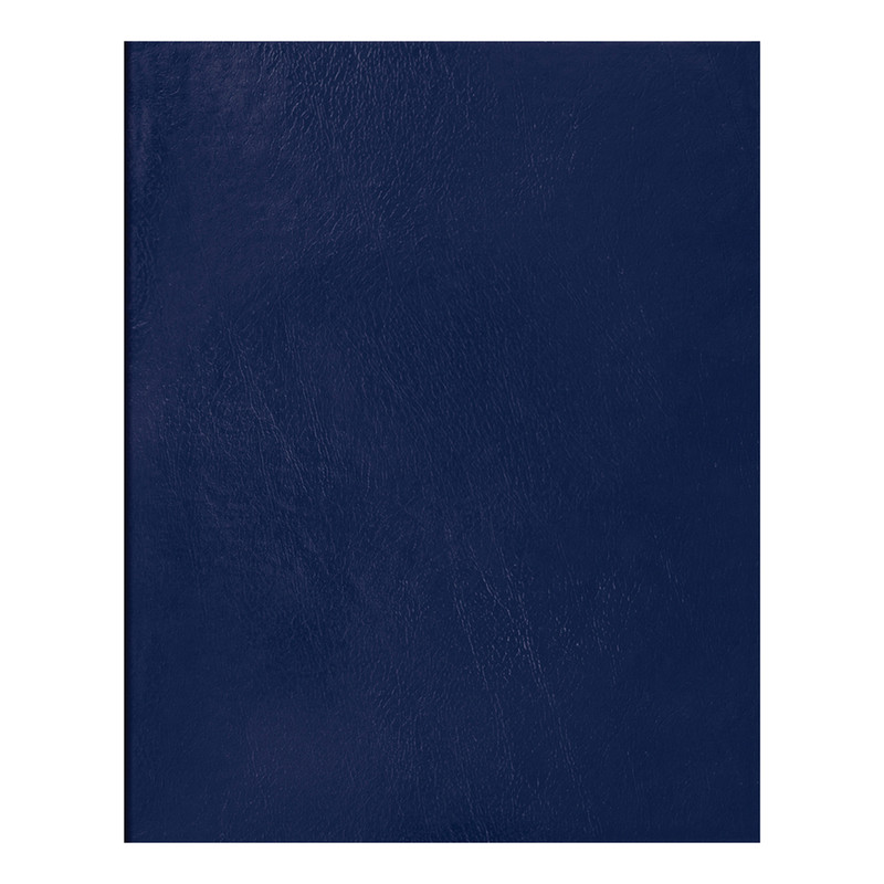 Тетрадь А5, 48 листов, клетка, бумвинил, BG, синий