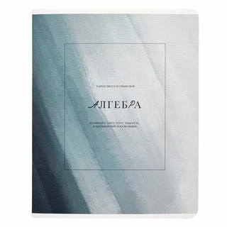 Тетрадь предметная Алгебра, А5, 48 листов, на скрепке, beSmar...