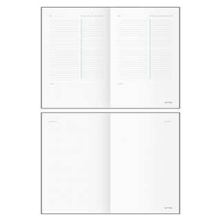 Ежедневник недатированный, А5, 136 листов, кожзам, MESHU 'Сat melody' 10