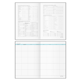 Ежедневник недатированный, А5, 136 листов, кожзам, MESHU 'Сat melody' 8