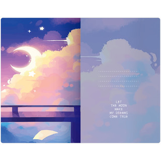 Планер недатированный, 32 листа, 135х210мм, MESHU 'Blooming dreams' 2