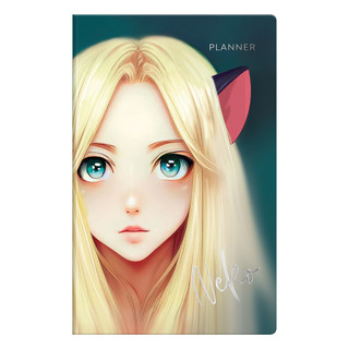 Планер недатированный, 32 листа, 135х210мм, на скобе MESHU 'N...