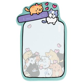 Самоклеящийся блок MESHU 'Cat's pot', 40 листочков