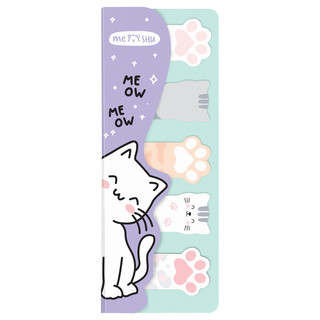 Флажки-закладки MESHU 'Meow paw', 20 листочков